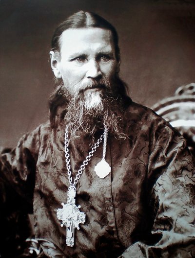 San Juan de Kronstadt, sacerdote ruso, c. 1900 de Unbekannt