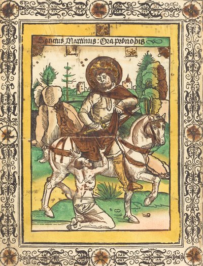 San Martín y el mendigo de Unbekannt