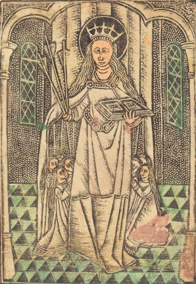 Santa Úrsula como Protectora de Unbekannt