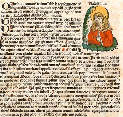 San Valentín de la Crónica de Núremberg, 1493 de Unbekannt