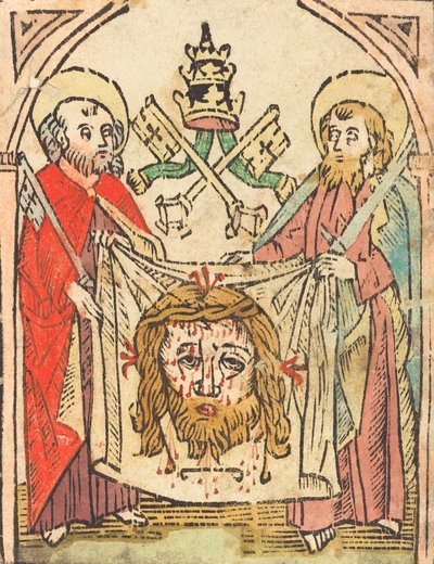 San Pedro y San Pablo con el Sudario, en o después de 1475 de Unbekannt