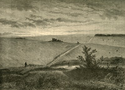 Llanura de Salisbury, cerca de Amesbury, 1898 de Unbekannt