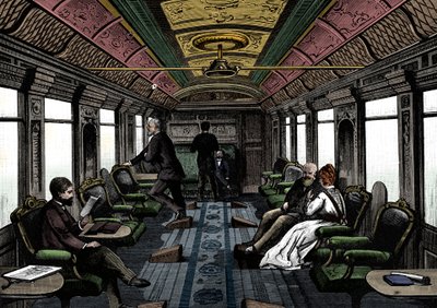 Coche salón en el Orient Express, c1895 de Unbekannt