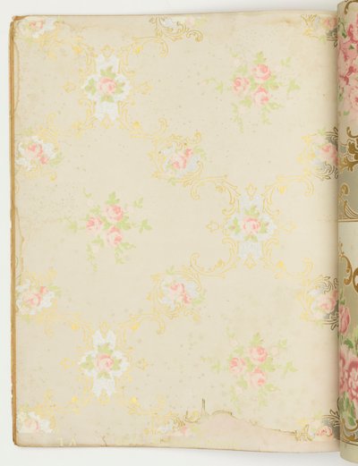 Libro de muestras, Papel pintado de premio Alfred Peats de Unbekannt