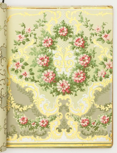 Libro de muestras, Papel pintado de premio Alfred Peats de Unbekannt