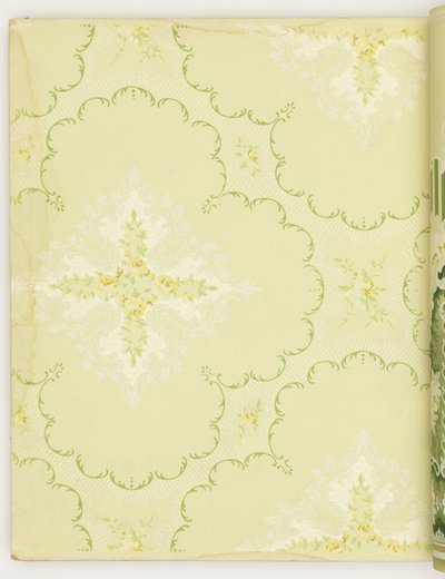 Libro de muestras, Papel pintado de premio Alfred Peats de Unbekannt