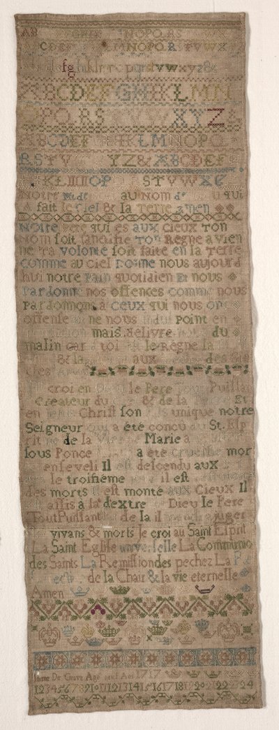 Muestrario, 1717 de Unbekannt