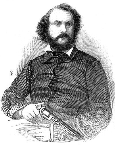 Samuel Colt 1814-1862, inventor del revólver Colt, 1856 de Unbekannt