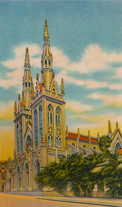 Iglesia de San Roque, Barranquilla, c1940s de Unbekannt