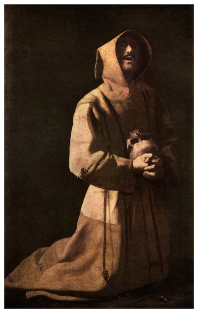 Santidad: San Francisco en meditación, 1635-1639 1956 de Unbekannt
