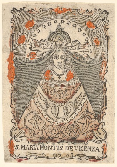 Santa Maria Montis de Vicenza de Unbekannt