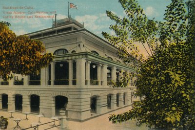 Santiago de Cuba. Vista Alegre - Café Restaurante. Casa de café y restaurante, c1910 de Unbekannt
