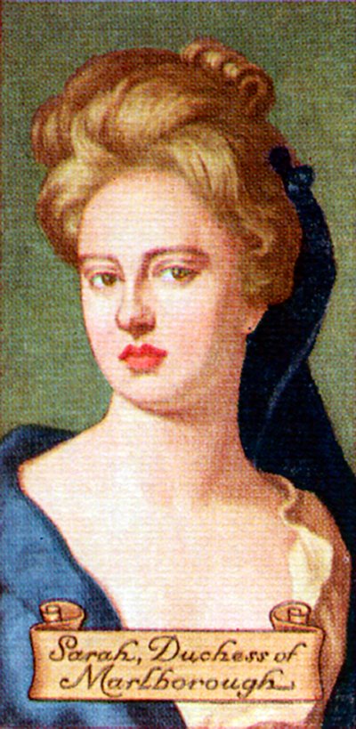 Sarah, Duquesa de Marlborough, de una serie de tarjetas de cigarrillos, 1935 de Unbekannt