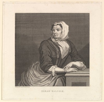 Sarah Malcolm, finales del siglo XVIII-XIX de Unbekannt