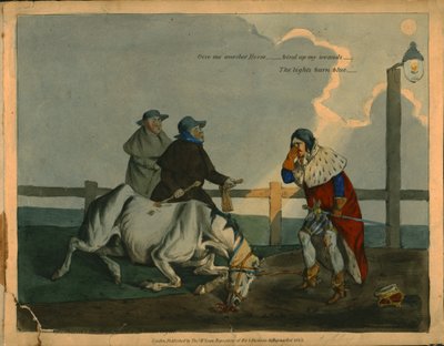Caricatura satírica del Rey Ricardo III de Unbekannt