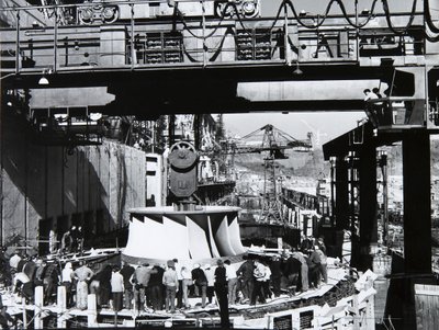 Central hidroeléctrica Sayano-Shushenskaya, URSS, años 1970 de Unbekannt