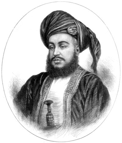 Sayyid Barghash Bin Said, Sultán de Zanzíbar, 1875 de Unbekannt