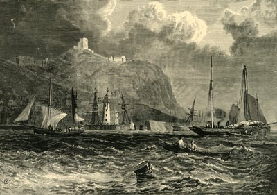 Castillo de Scarborough, desde el mar, 1898 de Unbekannt
