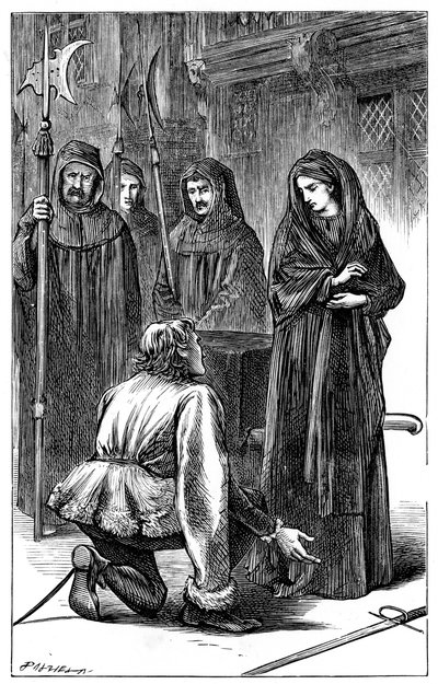 Escena de Ricardo III de Shakespeare, 1591 c1870 de Unbekannt