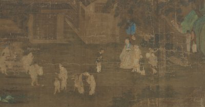 Escenas de las vidas de hombres famosos, parte 1, dinastía Ming, siglos XVI-XVII de Unbekannt