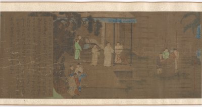 Escenas de las vidas de hombres famosos parte 2, dinastía Ming, siglo XVI-XVII de Unbekannt