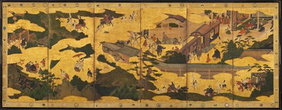 Escenas de los Cuentos de Ise, mediados de 1600 de Unbekannt