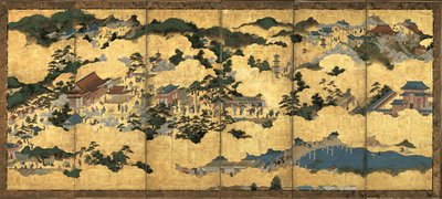 Escenas en y alrededor de Kioto, ca 1690 de Unbekannt