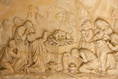 Escultura que representa a los sacerdotes de Baal, Israel de Unbekannt