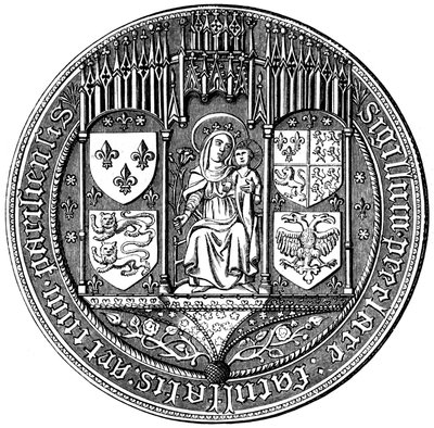 Sello de las Cuatro Naciones o la Facultad de Artes, siglo XVI 1849 de Unbekannt