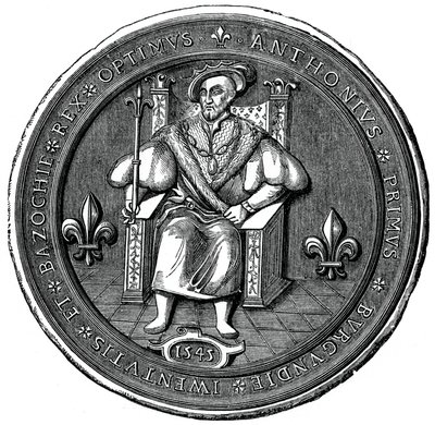 Sello del Rey de la Basoche, siglo XVI 1870 de Unbekannt