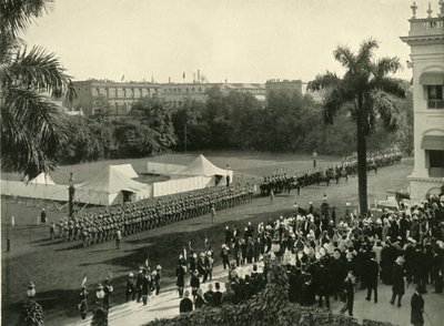 Segunda llegada de Lord Curzon a la Casa de Gobierno, 1904, 1925 de Unbekannt