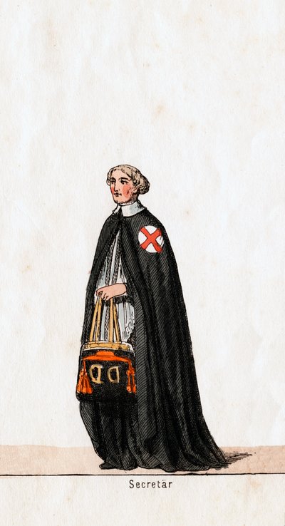 Secretario, diseño de vestuario para la obra de Shakespeare, Enrique VIII de Unbekannt