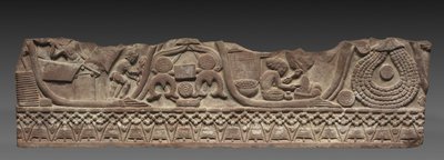 Sección de un Riel de Remate, c. 150 a.C. de Unbekannt