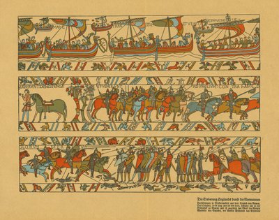 Secciones del Tapiz de Bayeux de Unbekannt