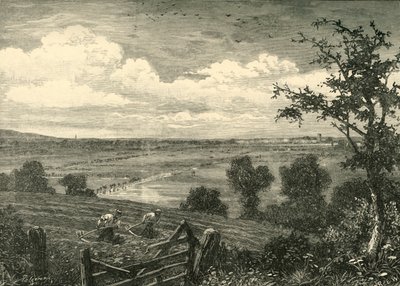 Sedgemoor, desde Middlezoy, 1898 de Unbekannt