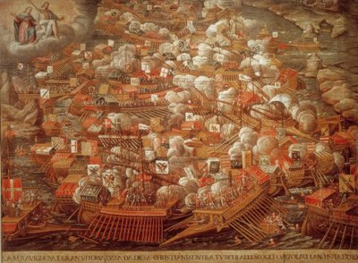 Batalla naval de Lepanto 1571 / Contemporáneo de Unbekannt