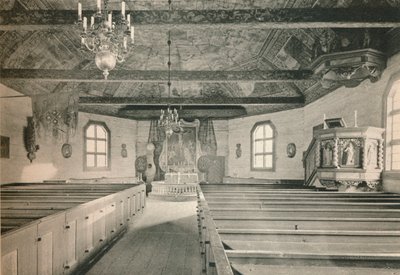 Iglesia de Seglora, Museo al Aire Libre de Skansen, Estocolmo, 1925 de Unbekannt