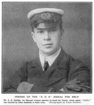 Emisor de la Señal S.O.S. de Ayuda, 20 de abril de 1912 de Unbekannt