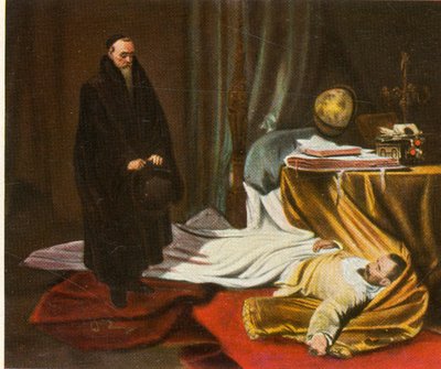 Seni con el cuerpo de Wallenstein, 26 de febrero de 1634 de Unbekannt