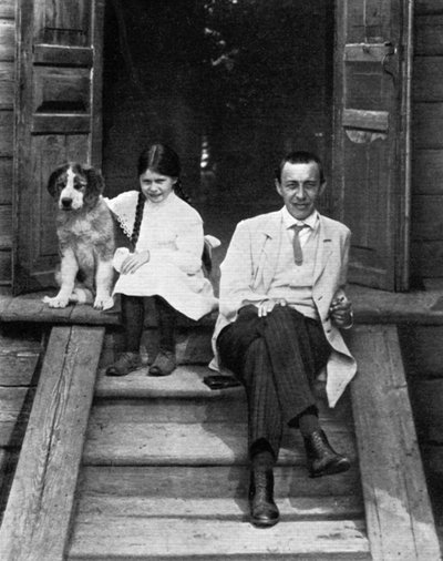 Sergei Rachmaninov, compositor, pianista y director ruso, Ivanovka, Rusia, 1913 de Unbekannt