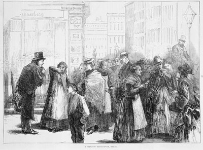 Oficina de contratación de sirvientes, Berlín, Alemania, 1874 de Unbekannt