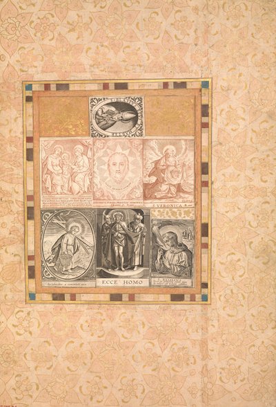 Siete escenas devocionales, folio del Álbum Bellini, ca. 1600 de Unbekannt
