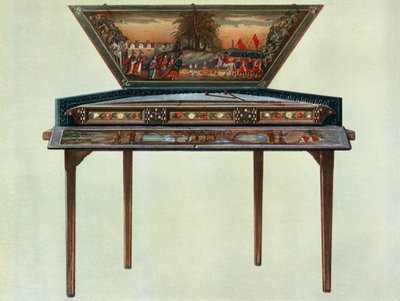 Dulcimer del siglo XVII de la colección de H. Boddington, 1948 de Unbekannt