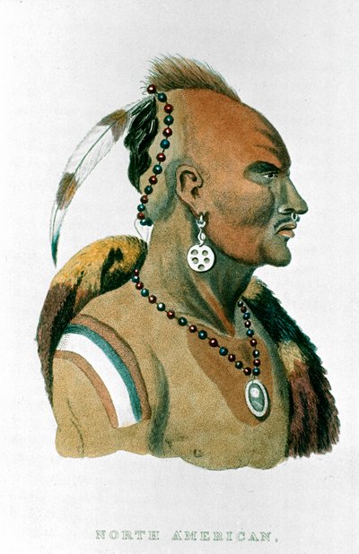 Sewessissing, jefe de los indios Iowa de Unbekannt