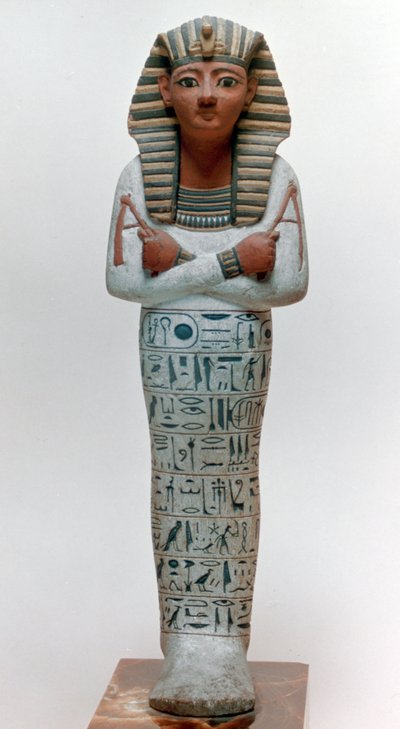 Figura Shabti de Ramsés IV, egipcio, Dinastía XX de Unbekannt