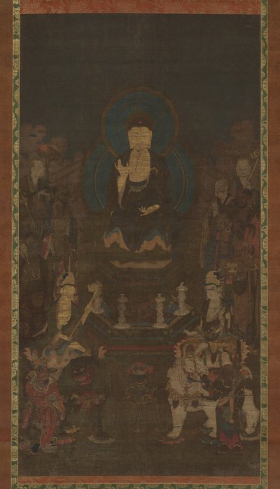 Shaka, Monju, Fugen y los Diez Grandes Discípulos Judai Deshi de Unbekannt