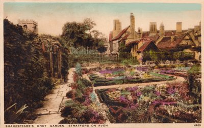 El jardín de nudos de Shakespeare, Stratford-Upon-Avon, c. 1910 de Unbekannt