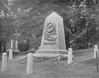 Tumba de Sheridan, Cementerio Nacional, Washington, D.C., c1897 de Unbekannt