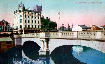 Puente Shinsaibashi, Osaka, Japón, siglo XX de Unbekannt
