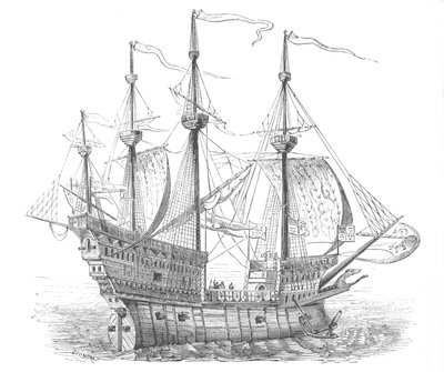 Barco de Enrique VIII, c. 1880 de Unbekannt